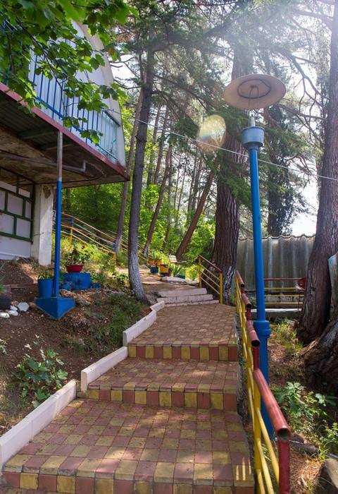 Пансионат Солнечный Гагра Экстерьер фото